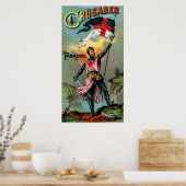 19e C. Crusader Tobacco Poster (Keuken)