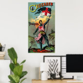 19e C. Crusader Tobacco Poster (Thuiskantoor)