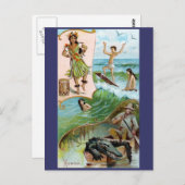 19e C. Hawaii Briefkaart (Voorkant / Achterkant)