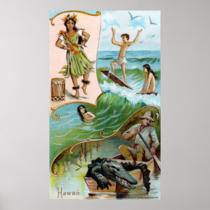 19e C. Hawaii Poster
