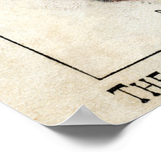 19e C. Indiaas Poster voor de geneeskunde (Hoek)