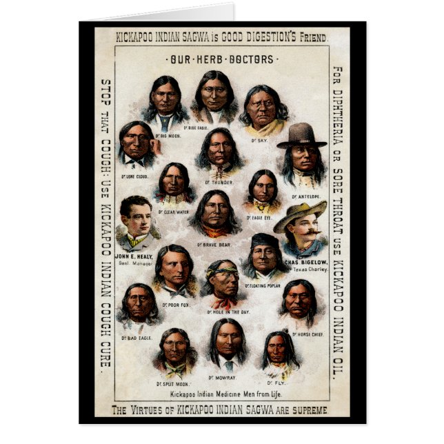 19e C. Indiaas Poster voor de geneeskunde (Voorkant)