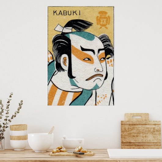 19e C. Kabuki Poster (Keuken)