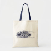 19e C. Oesters, blauw Tote Bag (Voorkant)