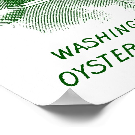 19e C. Oesters, groen Poster (Hoek)