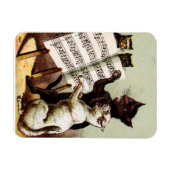 19e C. Zingende katten Magneet (Horizontaal)