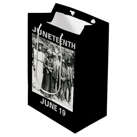 19e Dag 1866: Viering van de emancipatie Medium Cadeauzakje (Voorkant Gekanteld)