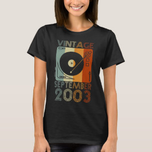 19e dag  retro van september 2003 19 jaar O T-shirt