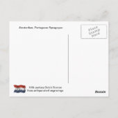 19e eeuw Amsterdam, Portugese Synagogue Briefkaart (Achterkant)