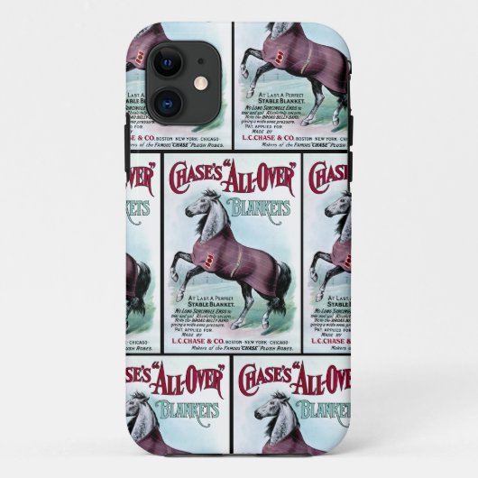 19e eeuw Chase Paardendekens Case-Mate iPhone Case (Achterkant)