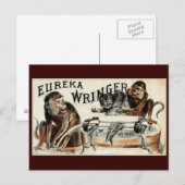 19e eeuw Eureka Wringer Briefkaart (Voorkant / Achterkant)