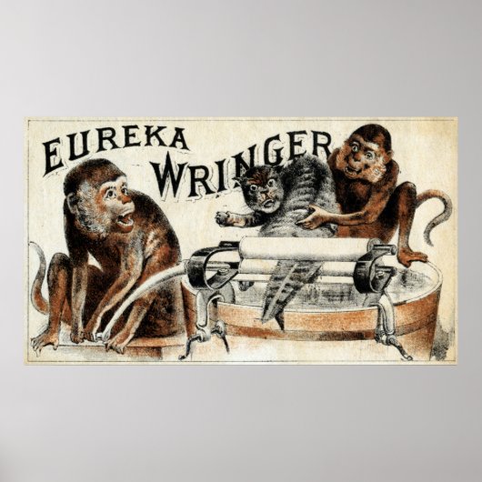 19e eeuw Eureka Wringer Poster (Voorkant)