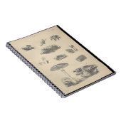 19e eeuw Fungi Illustration Note Book Notitieboek (Rechterzijde)
