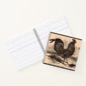 19e eeuw Gallus Sonneratii Roster Notitieboek (Binnen)