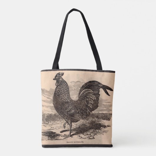 19e eeuw Gallus Sonneratii Roster Tote Bag (Achterkant)