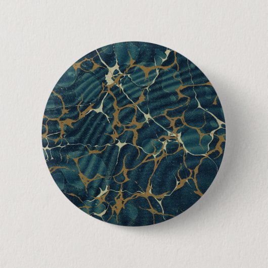 19e eeuw gemarmerd papier2 ronde button 5,7 cm (Voorkant)