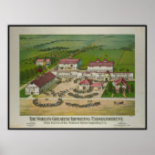 19e eeuw Holbert Horse Importing Co Greeley IA Poster (Voorkant)