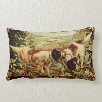 19e eeuw  honden Pillow Throw Kussen