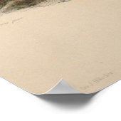 19e eeuw Indische hoofdvertegenwoordiger 36 x 24 P Poster (Hoek)