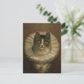 19e eeuw kat schilderen briefkaart (Staand voorkant)