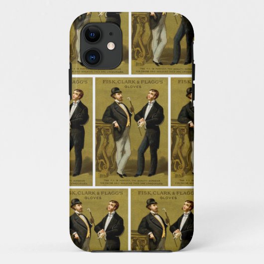 19e eeuw Mannen-handschoenen nr. 2 Case-Mate iPhone Case (Achterkant)