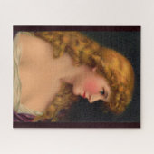 19e eeuw mooie vrouw legpuzzel (Horizontaal)