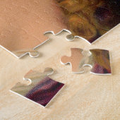 19e eeuw mooie vrouw met lang haar legpuzzel (Zijkant)