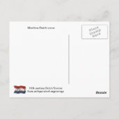 19e eeuw Nederlands Scheepscentrum Briefkaart (Achterkant)