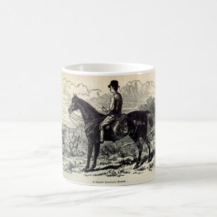 19e eeuw print A Light Hunting Horse Koffiemok