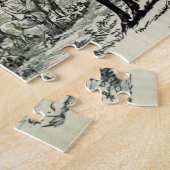 19e eeuw print A Light Hunting Horse Legpuzzel (Zijkant)