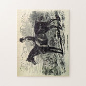 19e eeuw print A Light Hunting Horse Legpuzzel (Verticaal)