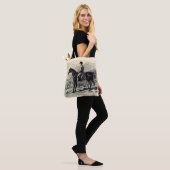 19e eeuw print A Light Hunting Horse Tote Bag (Op model)
