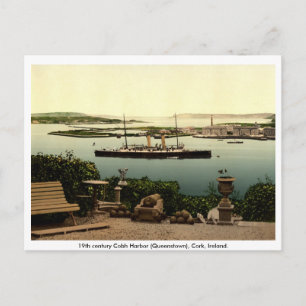 19e eeuw Queenstown - Cobh Harbour, Cork Briefkaart