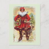 19e eeuw Saint Nicholas Briefkaart (Voorkant)