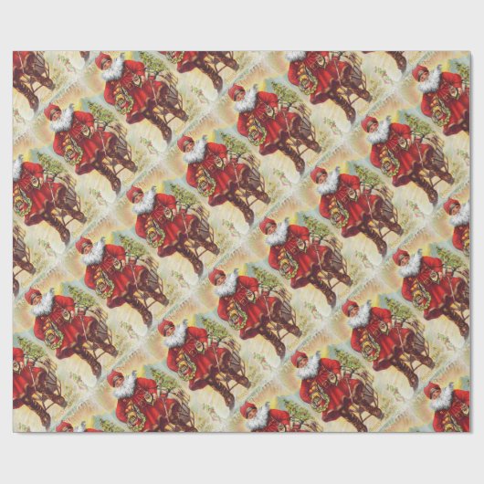 19e eeuw Saint Nicholas Cadeaupapier (Vlak)