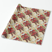 19e eeuw Saint Nicholas Cadeaupapier (Uitgerold)