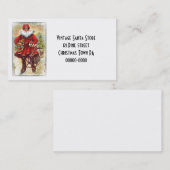 19e eeuw Saint Nicholas Visitekaartje (Voorkant / Achterkant)