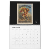  19e eeuw Tabakslabels Kalender (Jan 2026)