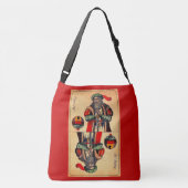 19e eeuw tarotkaart nr. 2 crossbody tas (Achterkant)