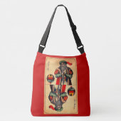 19e eeuw tarotkaart nr. 2 crossbody tas (Voorkant)