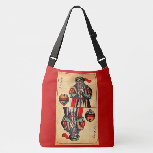 19e eeuw tarotkaart nr. 2 crossbody tas (Voorkant)