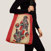 19e eeuw tarotkaart nr. 2 crossbody tas (Dichtbij)