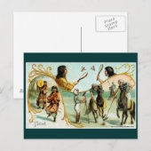 19e eeuw Tibet Briefkaart (Voorkant / Achterkant)