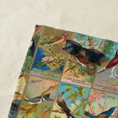 19e eeuw vogels in Amerika Strandlaken (In situ)