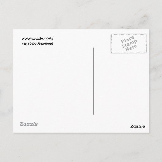 19E EEUW VROUW IN AUTO-FUNNY-Briefkaarten Briefkaart (Achterkant)