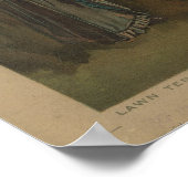 19e eeuw 'Vrouwen in Woningzin' uit 1887 Poster (Hoek)