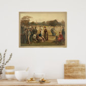 19e eeuw 'Vrouwen in Woningzin' uit 1887 Poster (Keuken)