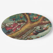 19e-eeuws Bord voor Apple Picking (Gekanteld)