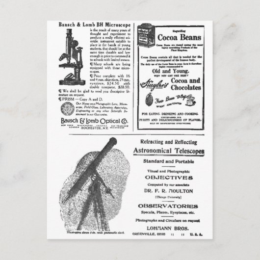 19e-eeuwse Adverteren krant Fun Fab Briefkaart (Voorkant)