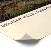 19e-eeuwse anemonen voor gedrukte zeeen poster (Hoek)